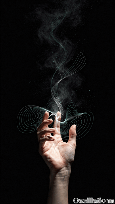 A human hand with palm up against a black background, illuminated to highlight its contours